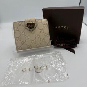 Gucci Heart Compact Wallet, complete with box